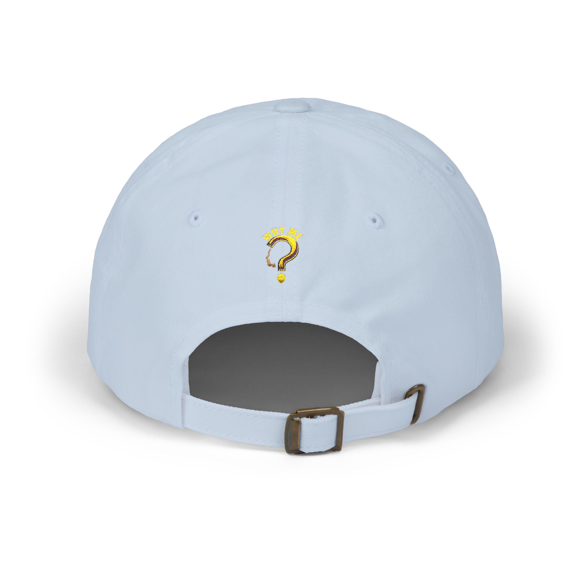 Dad Cap — 'Why Me?' Question Mark Embroidered Baseball Hat
