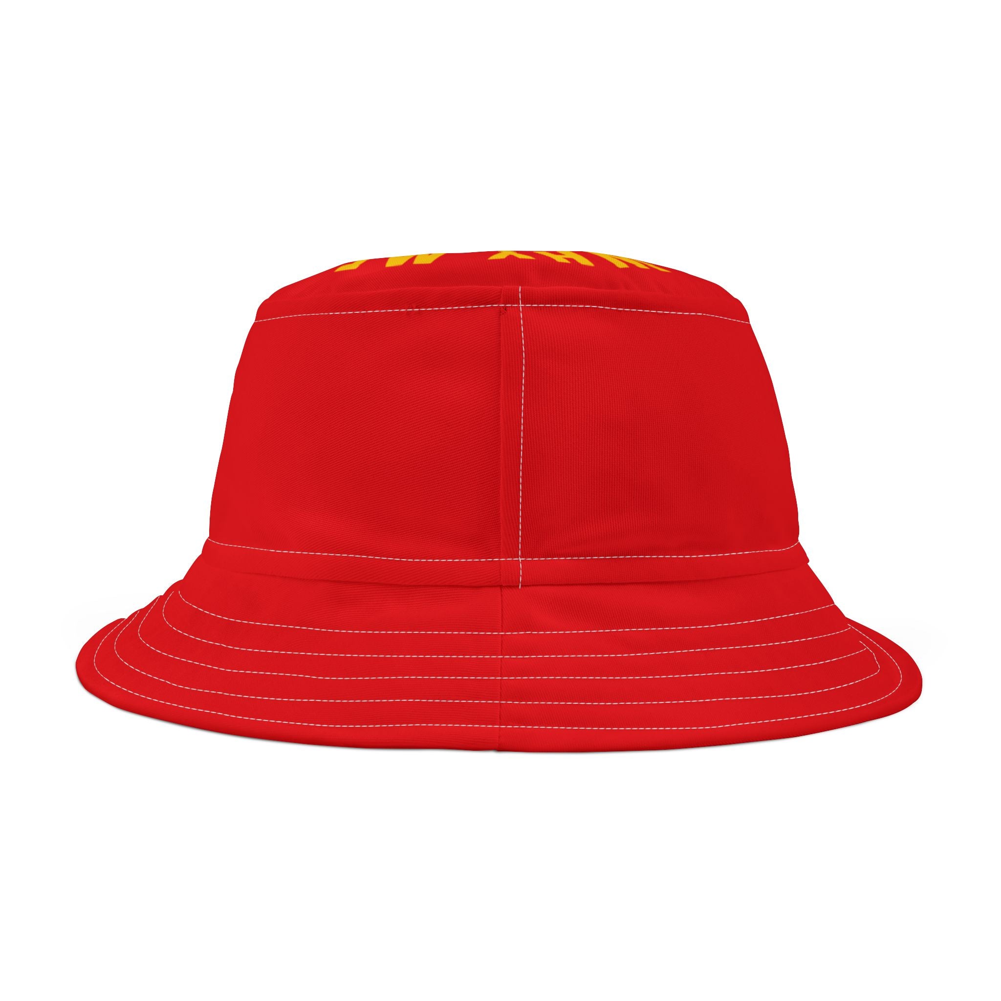 Red Bucket Hat — Classic Sun & Streetwear Accessory