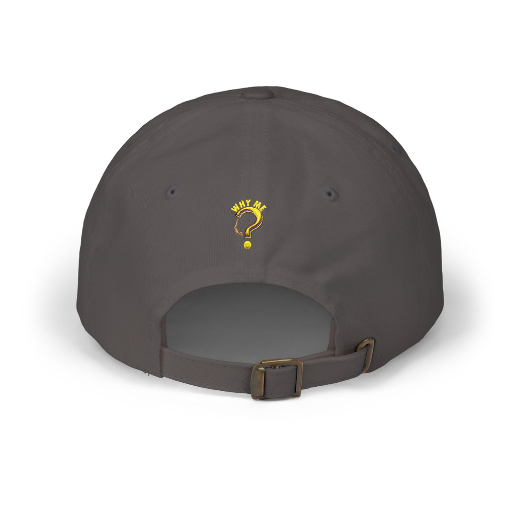Dad Cap — 'Why Me?' Question Mark Embroidered Baseball Hat