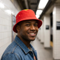 Red Bucket Hat — Classic Sun & Streetwear Accessory