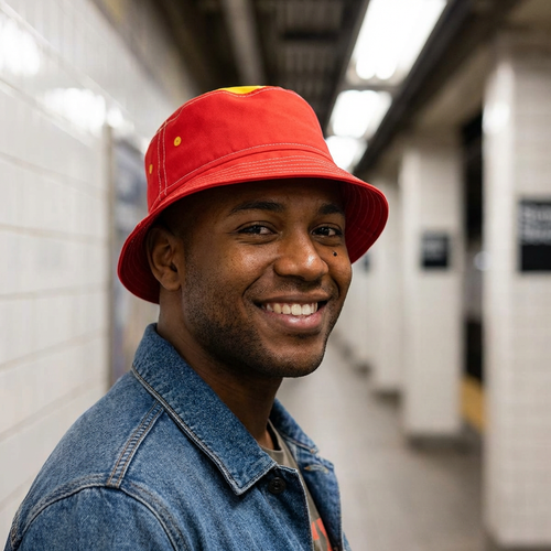Red Bucket Hat — Classic Sun & Streetwear Accessory