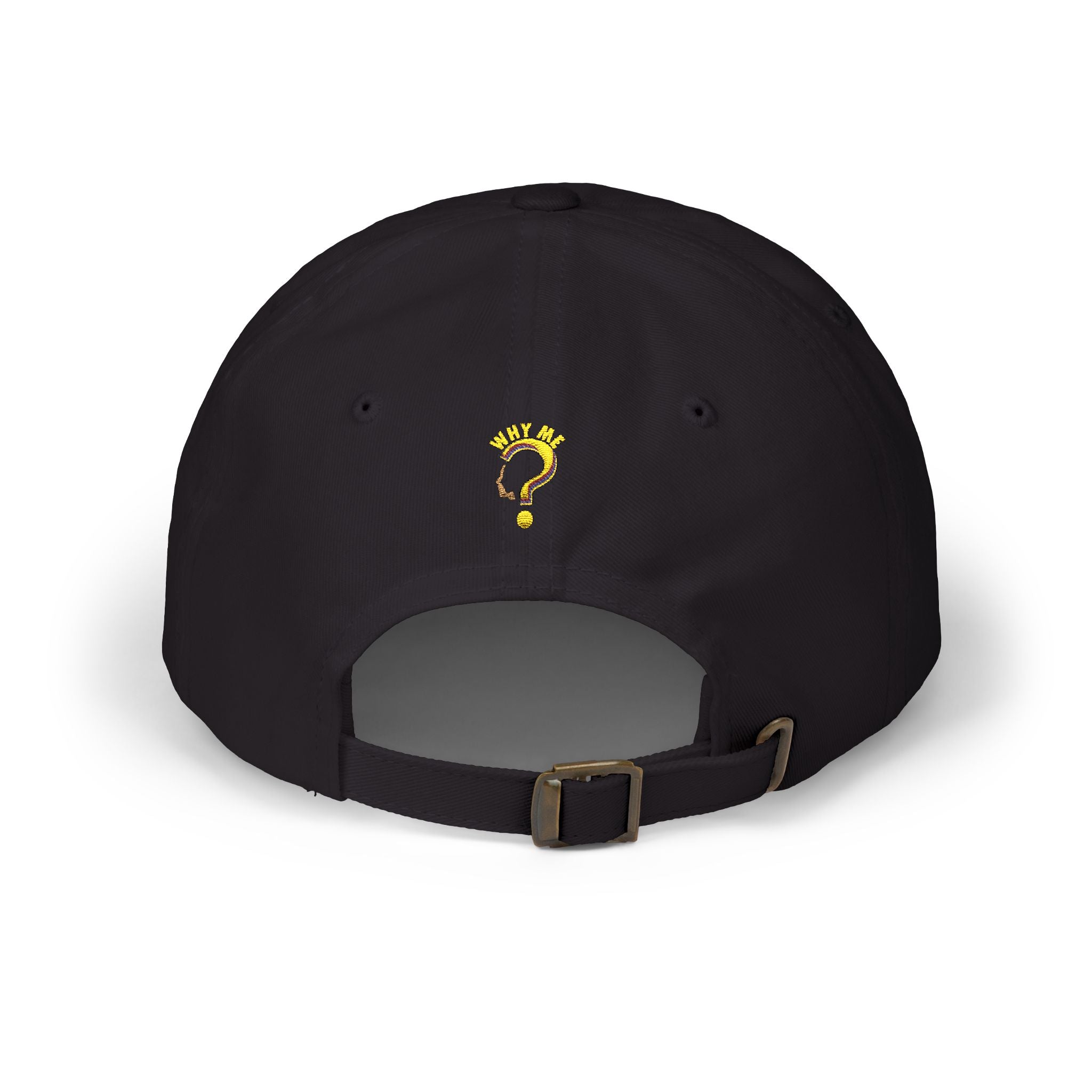 Dad Cap — 'Why Me?' Question Mark Embroidered Baseball Hat