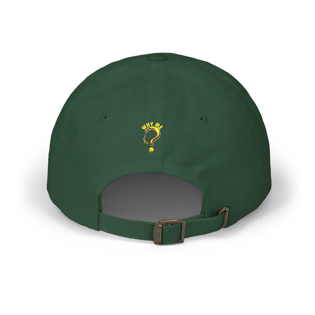 Dad Cap — 'Why Me?' Question Mark Embroidered Baseball Hat