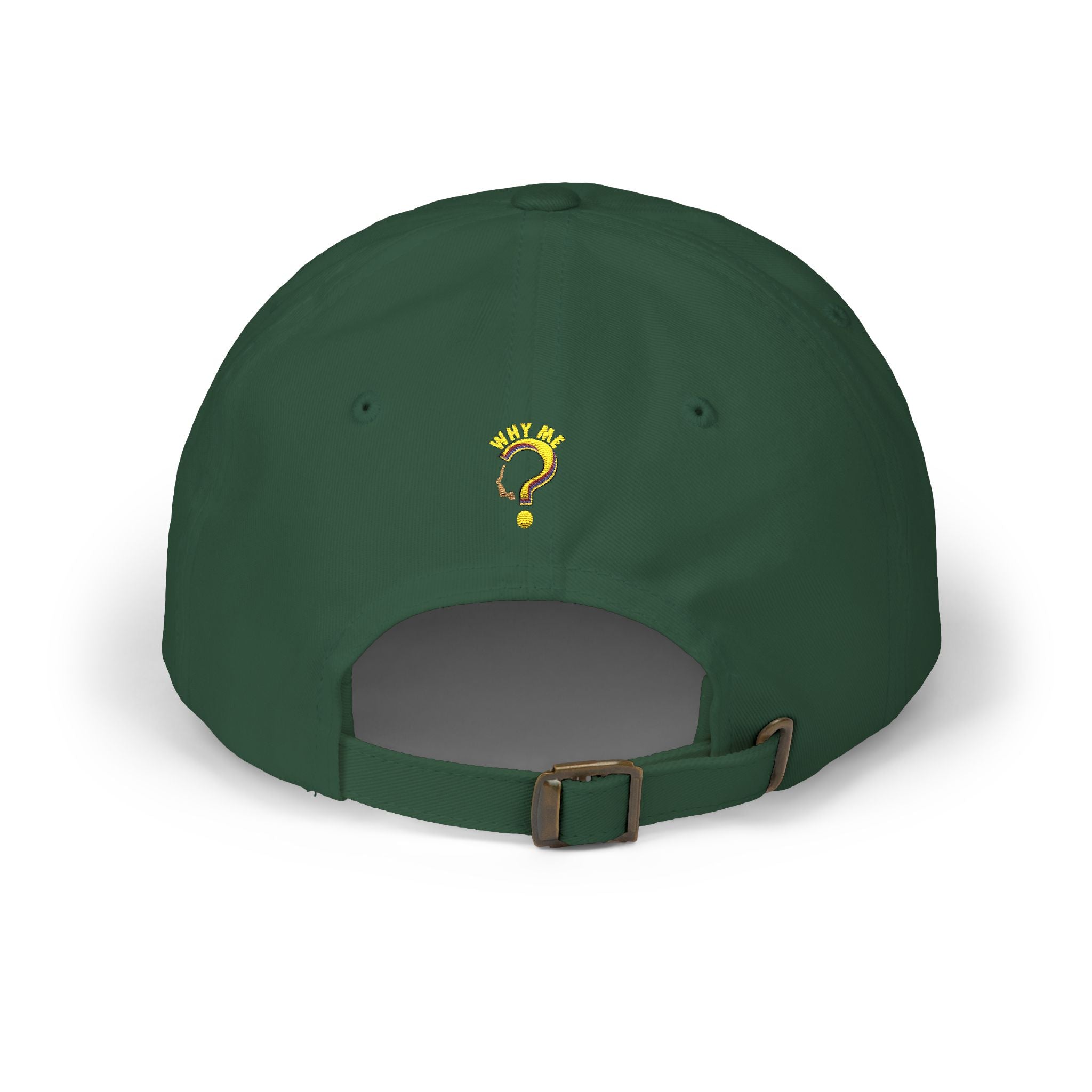 Dad Cap — 'Why Me?' Question Mark Embroidered Baseball Hat