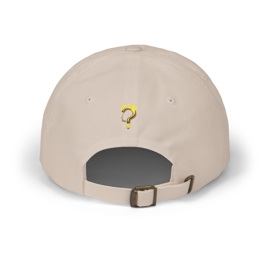 Dad Cap — 'Why Me?' Question Mark Embroidered Baseball Hat