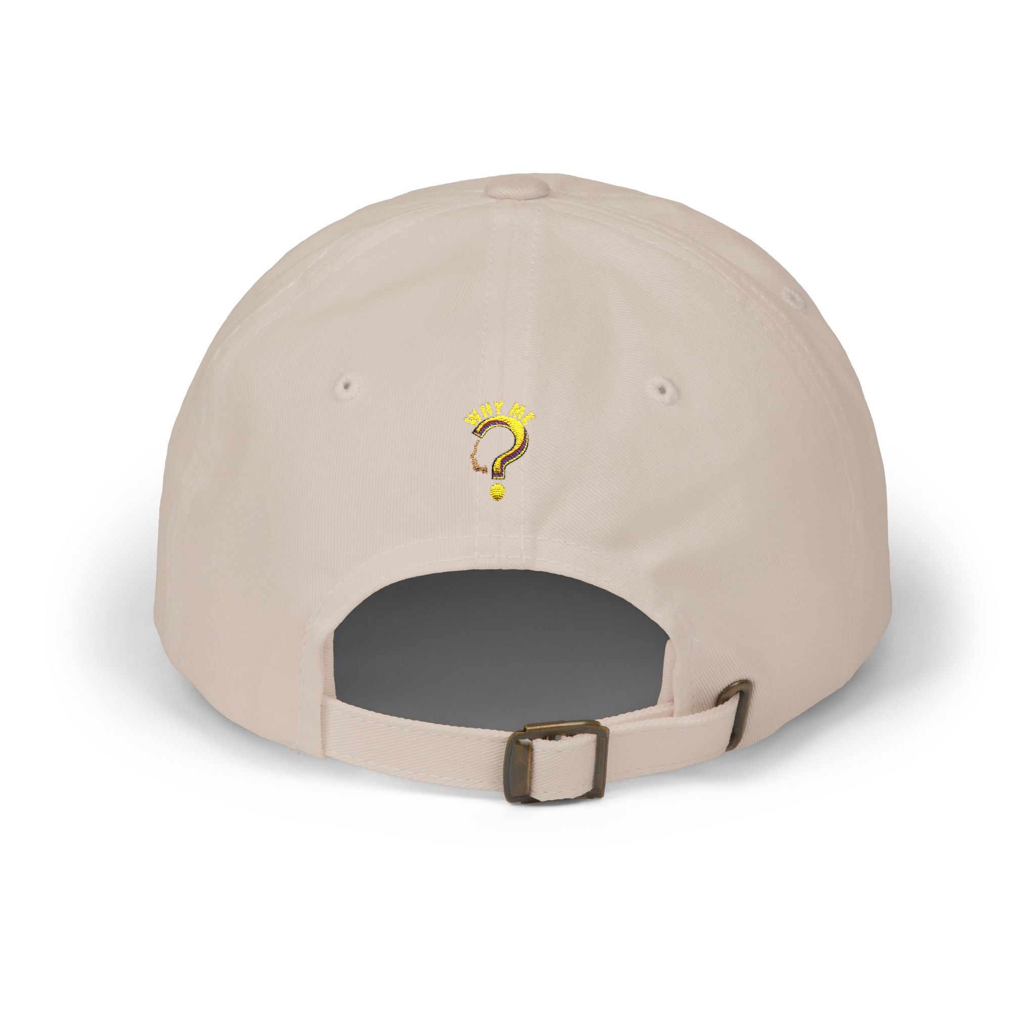 Dad Cap — 'Why Me?' Question Mark Embroidered Baseball Hat